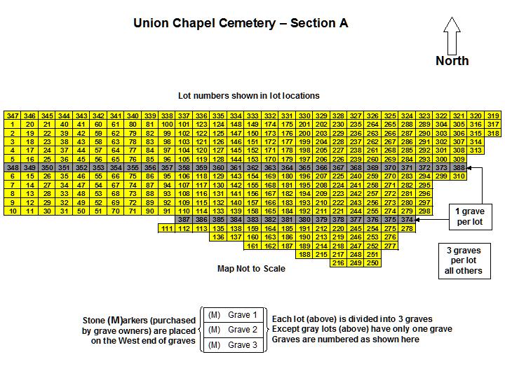 Section A detail map