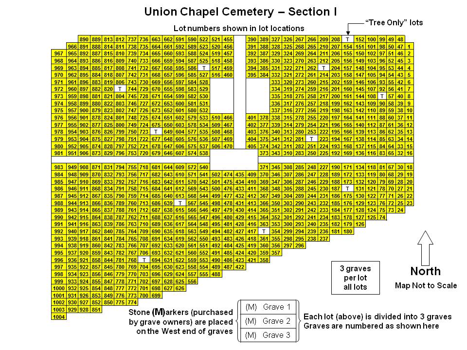 Section I detail map